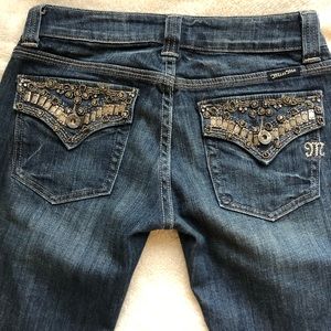 Miss Me Bootcut Embellished Bling Jeans